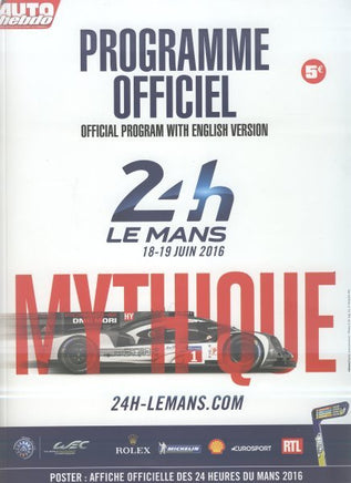 Le Mans 24 Hours 2016 Race Programme - Transporterama